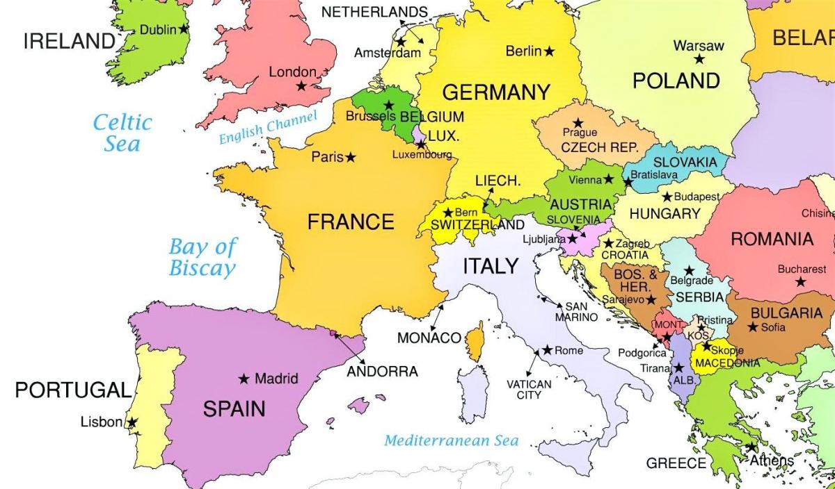 Vatikan zemlji mapu