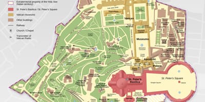 Mapa Vatikan