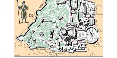 Mapa Vatikan muzej raspored